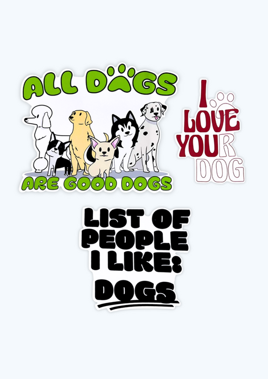 Dog Person Vinyl Sticker Pack